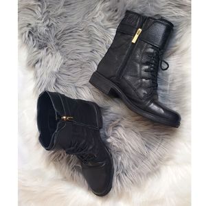 Vince Camuto Taryn black leather boots